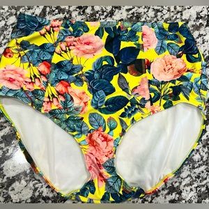 Lime Ricki High Waisted Swim Bottom